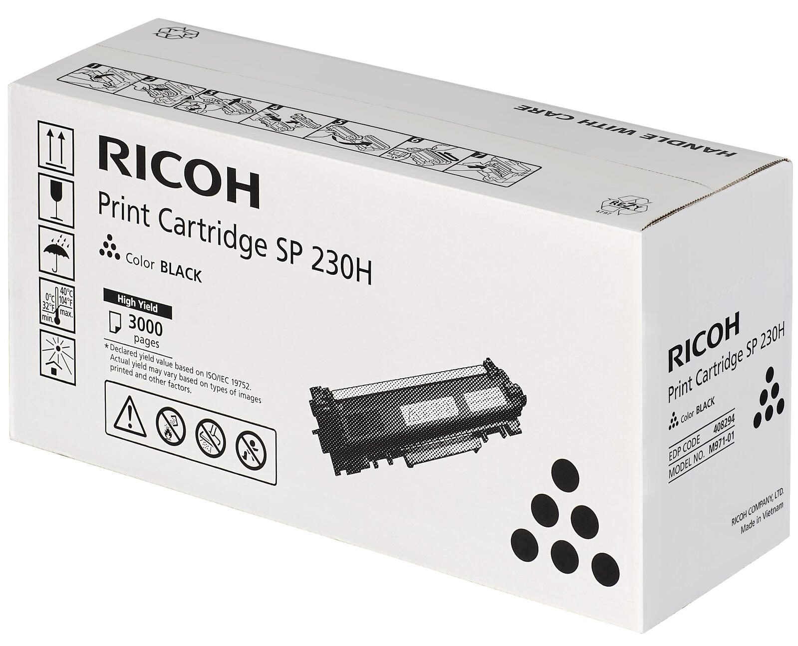 Ricoh Original Type SP230H Toner schwarz 3.000 Seiten für SP 230DNw/SFNw Ricoh Original Type SP230H Toner schwarz 3.000 Seiten für SP 230DNw/SFNw